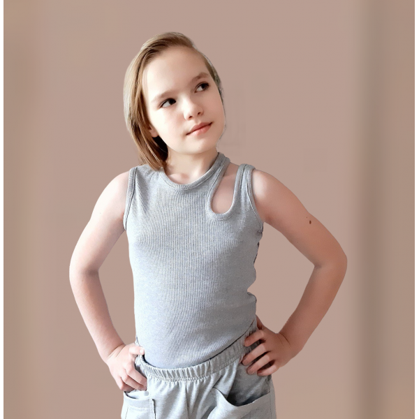 PDF Sewing Patterns. Tank top with shoulder hole